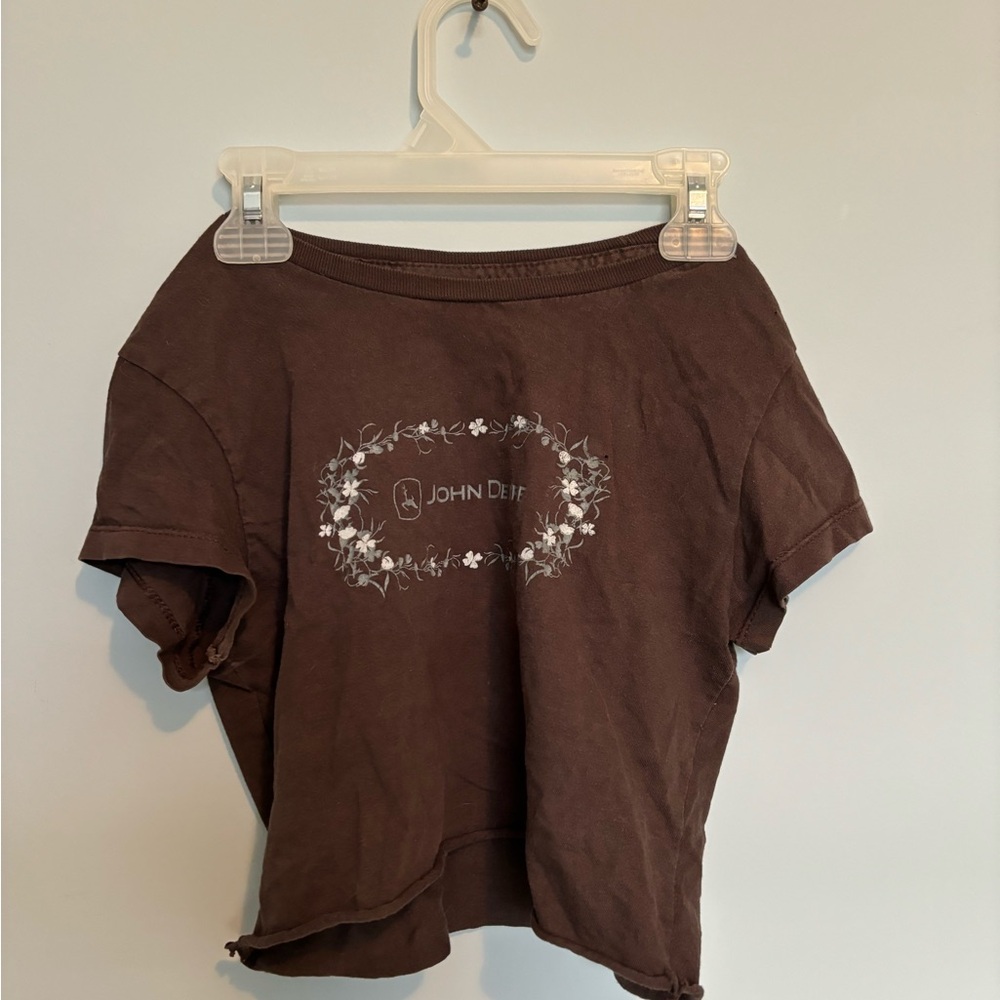 john deere crop top